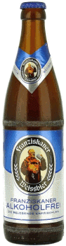 Halve liter fles van Franziskaner Weissbier Alkoholfrei Halve liter fles van Franziskaner Weissbier Alkoholfrei